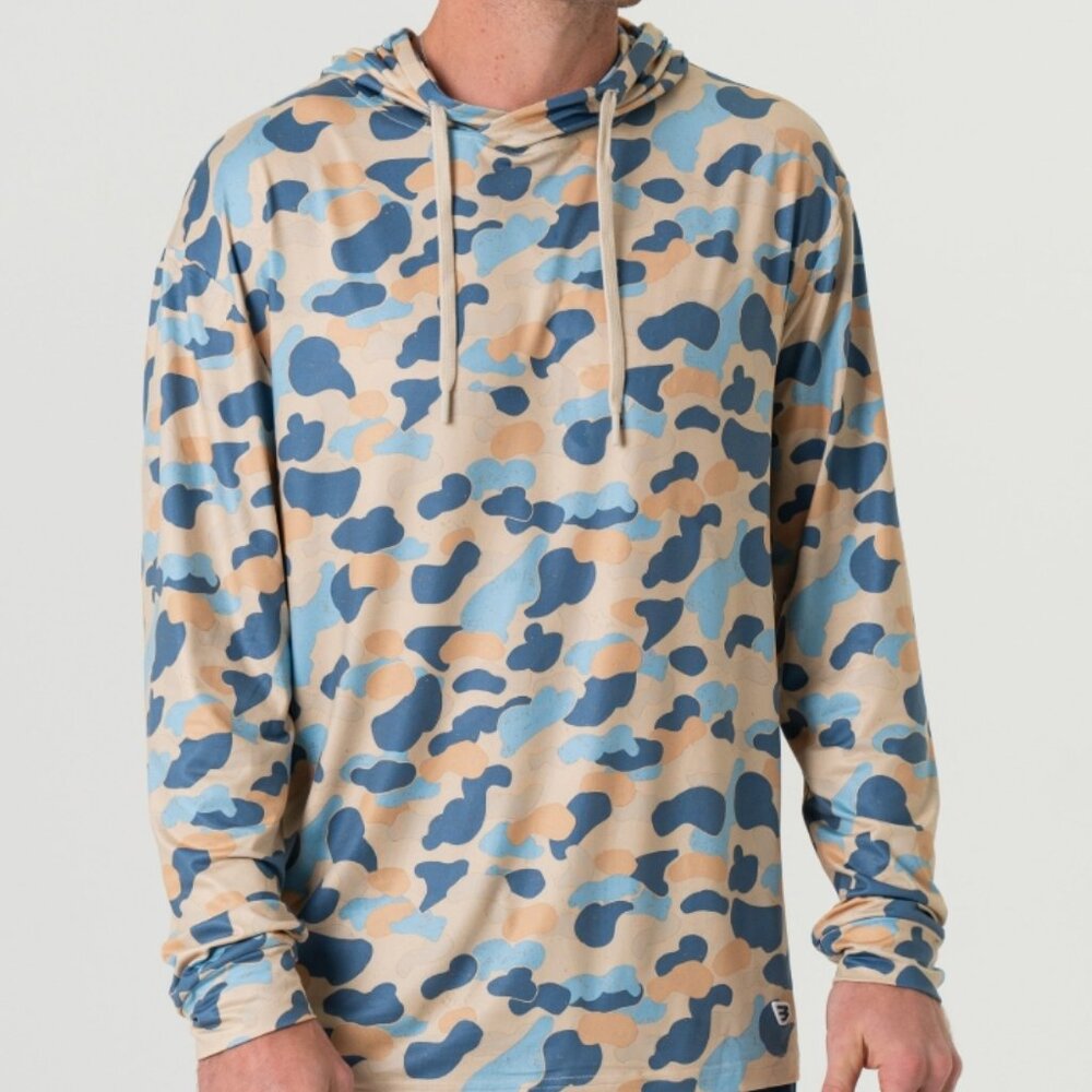 BURLEBO Camo Hoodie for Men